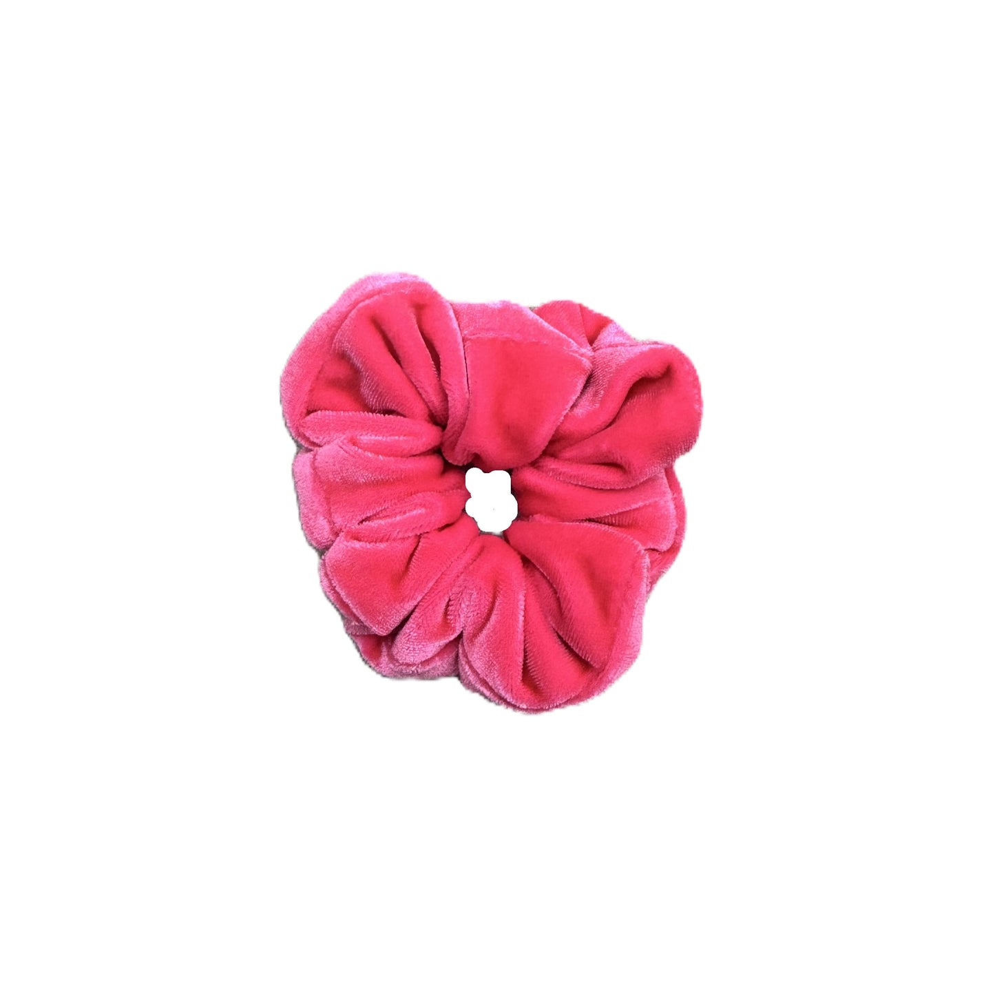 Scrunchie - Neon Pink Velvet