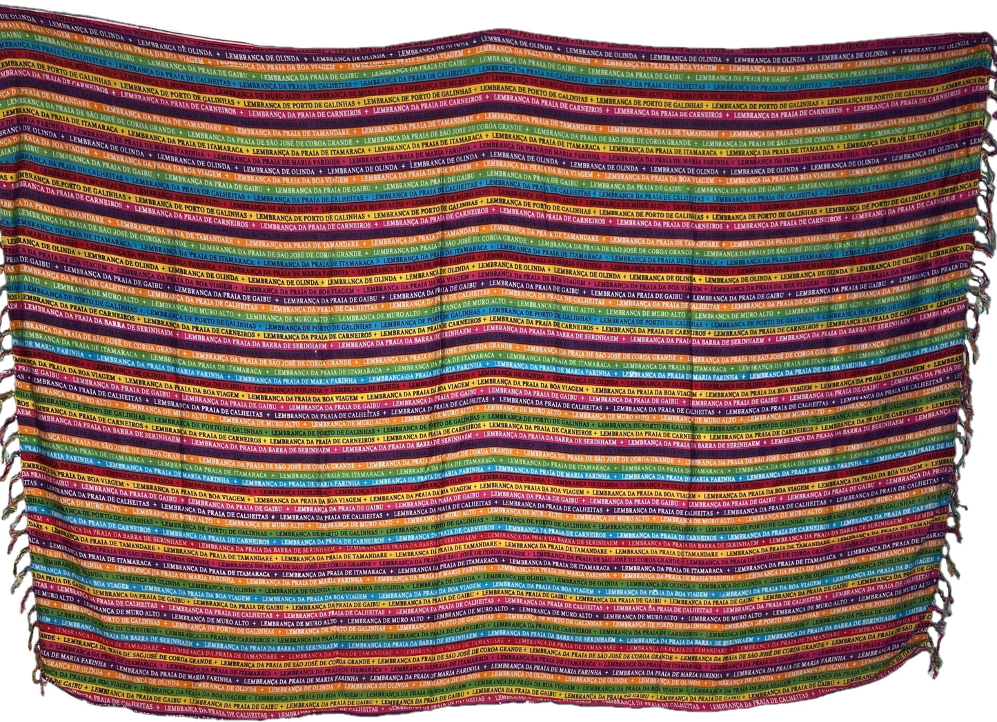 Beach Accessory & Cover Up. Features beach names in the northeast of Brasil