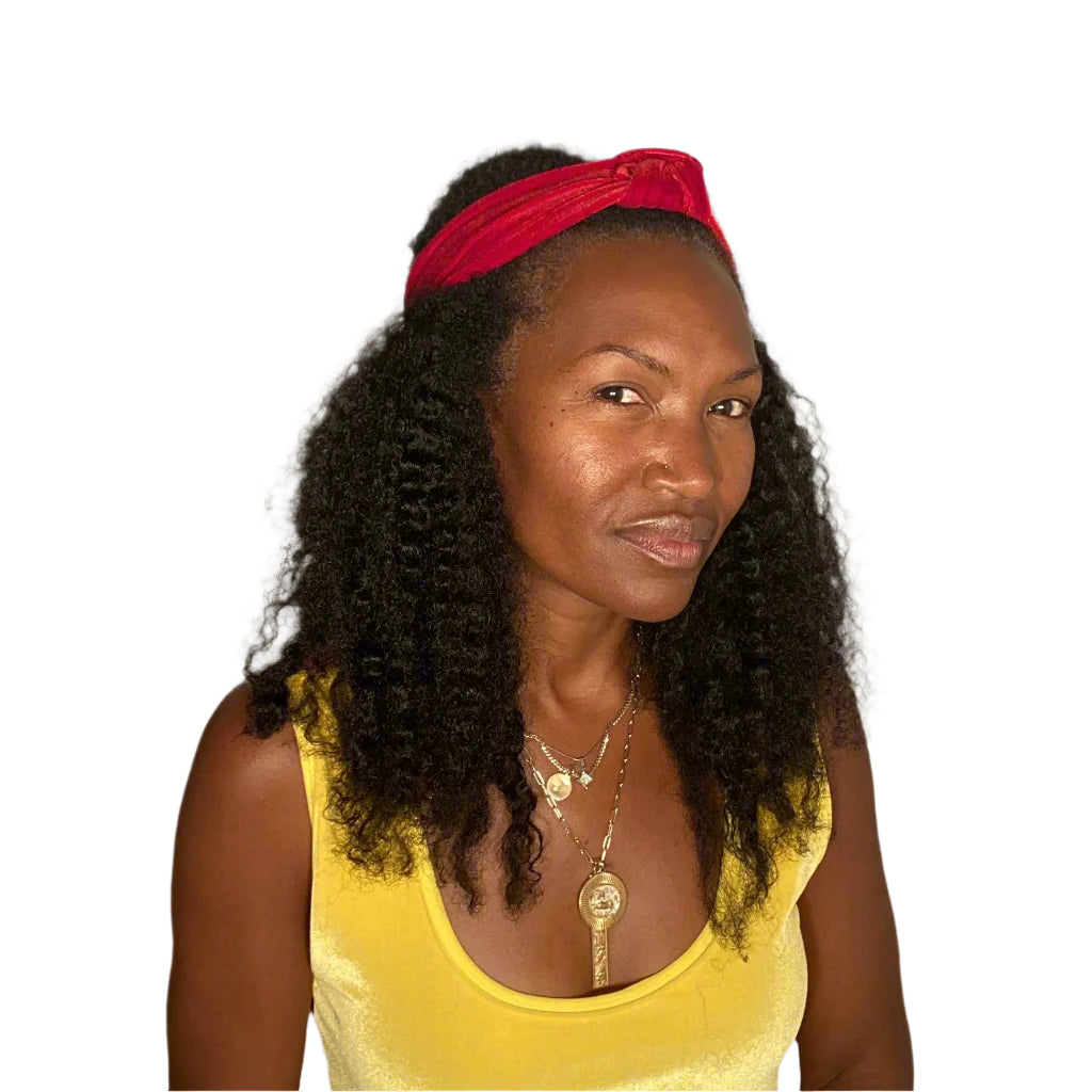 Headband - Deep Red Velvet