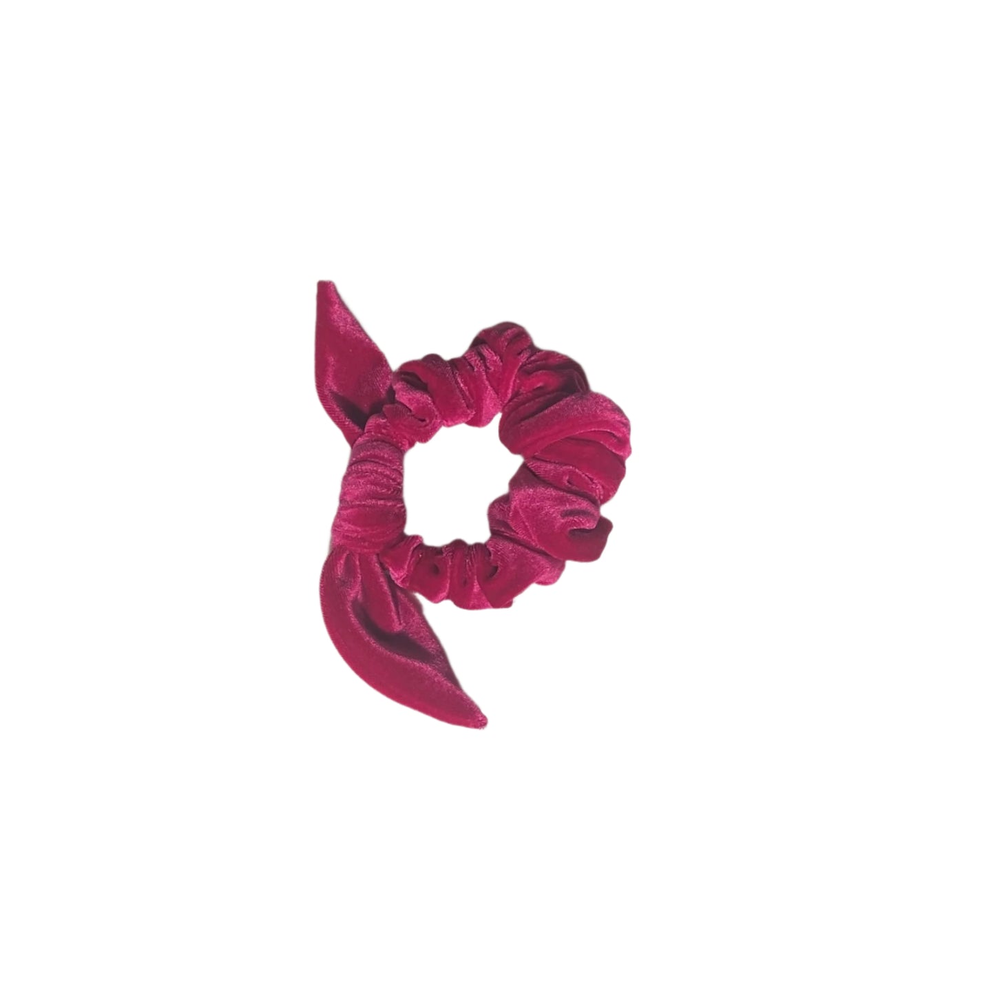 Scrunchie - Magenta Velvet