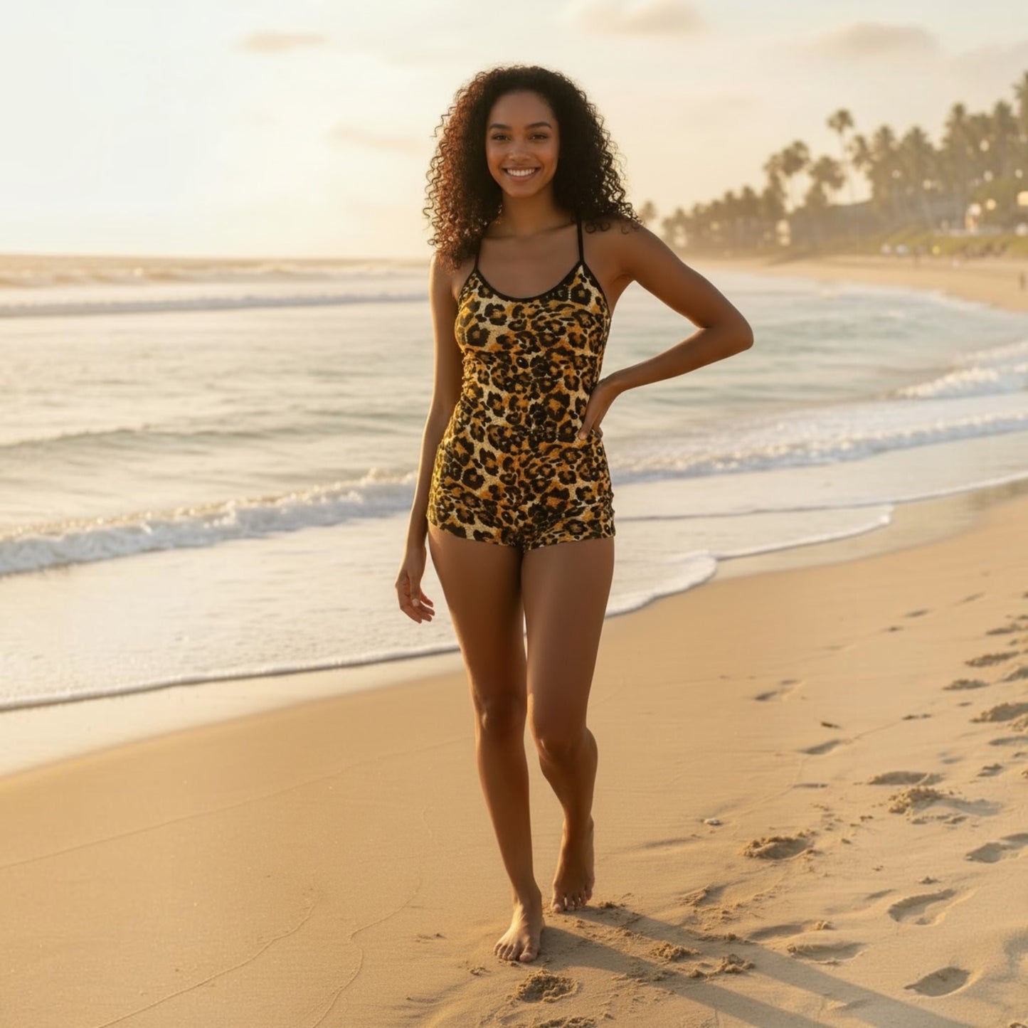 Joey Boy Shorts One Piece Swimsuit