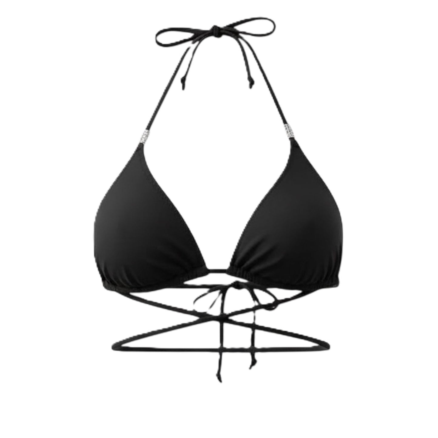 Soninha Convertible Triangle Bikini TOP - Black