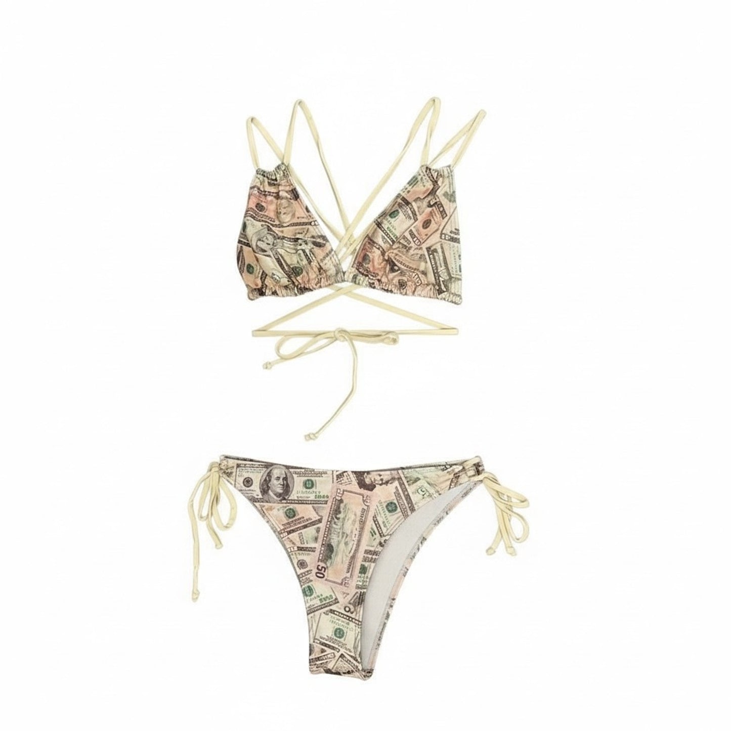 Natalie Bikini BOTTOM - Dinero Print