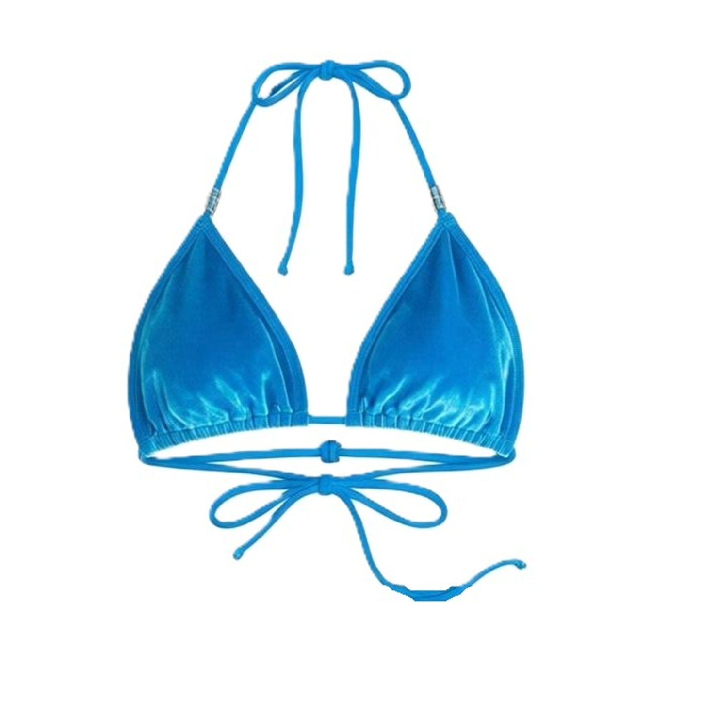 Soninha Convertible Triangle Bikini TOP - Aqua Velvet