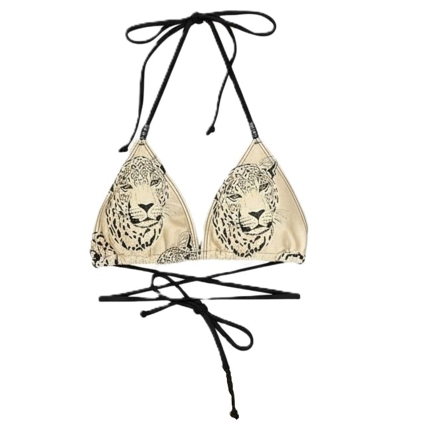 Soninha Triangle Bikini TOP - Leopard Face