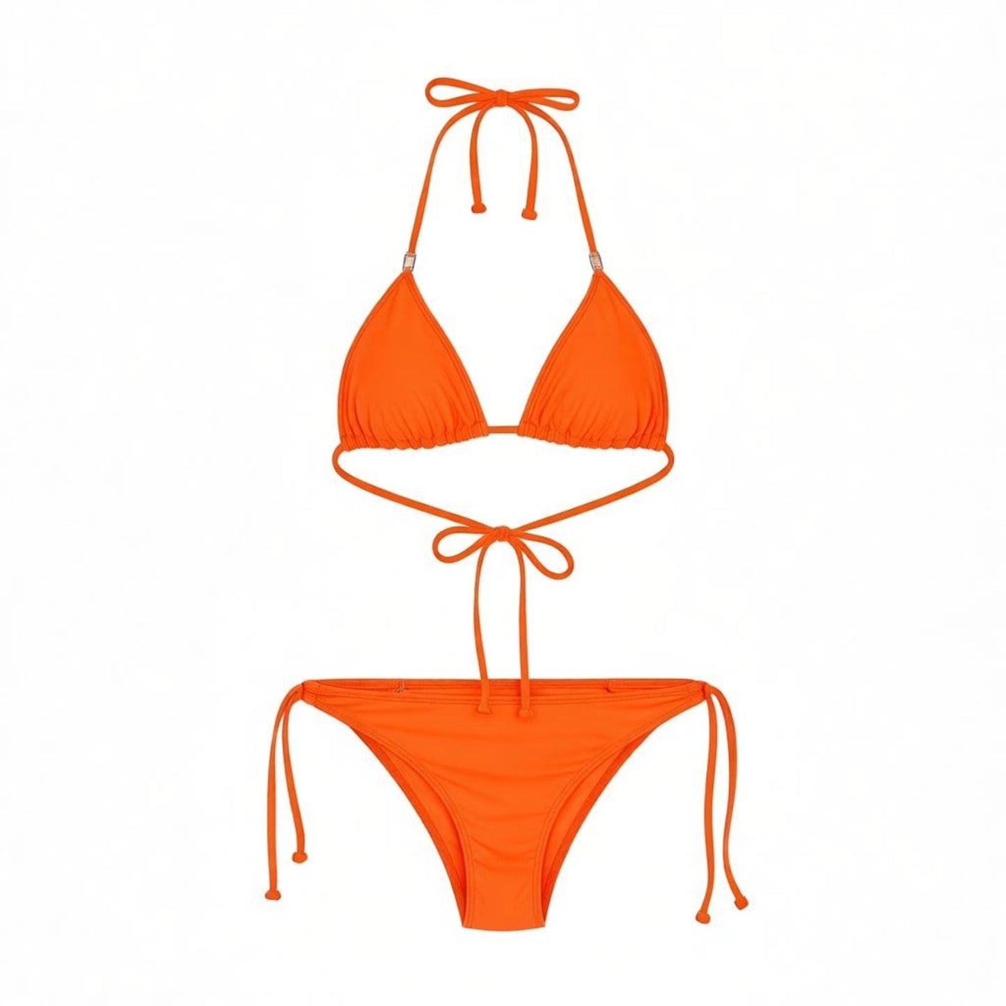 Soninha Convertible Triangle Bikini TOP - Orange