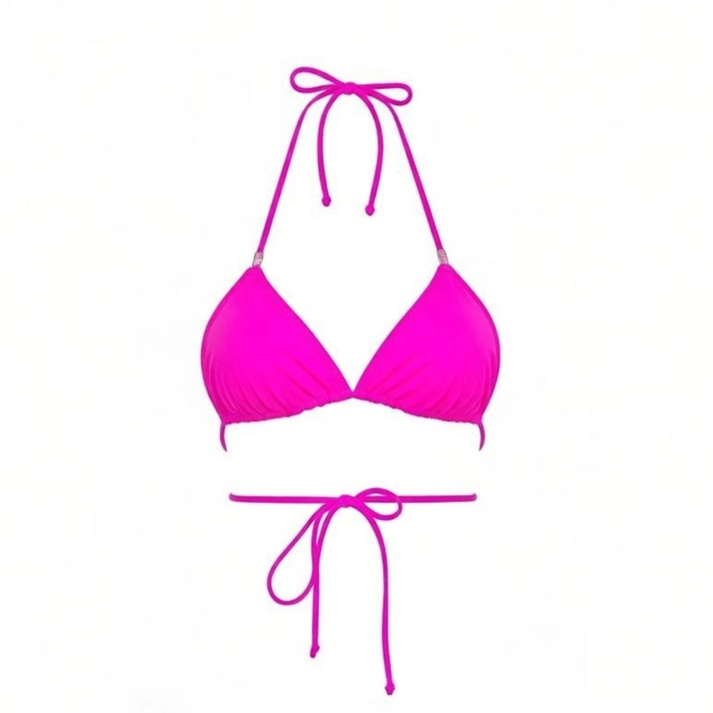 Soninha Convertible Triangle Bikini TOP - Electric Pink