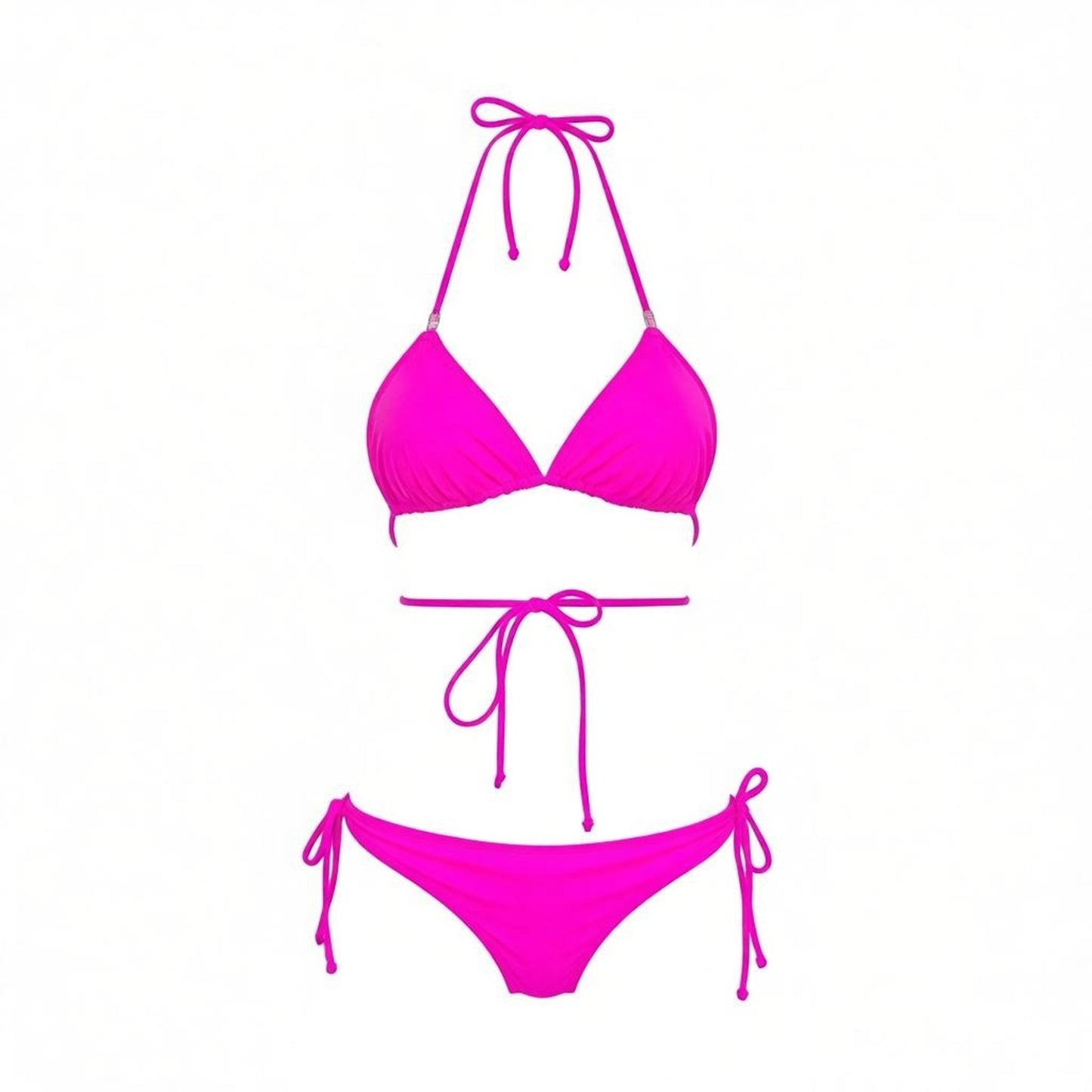 Copa Tie Side Thong Bikini BOTTOM - Electric Pink