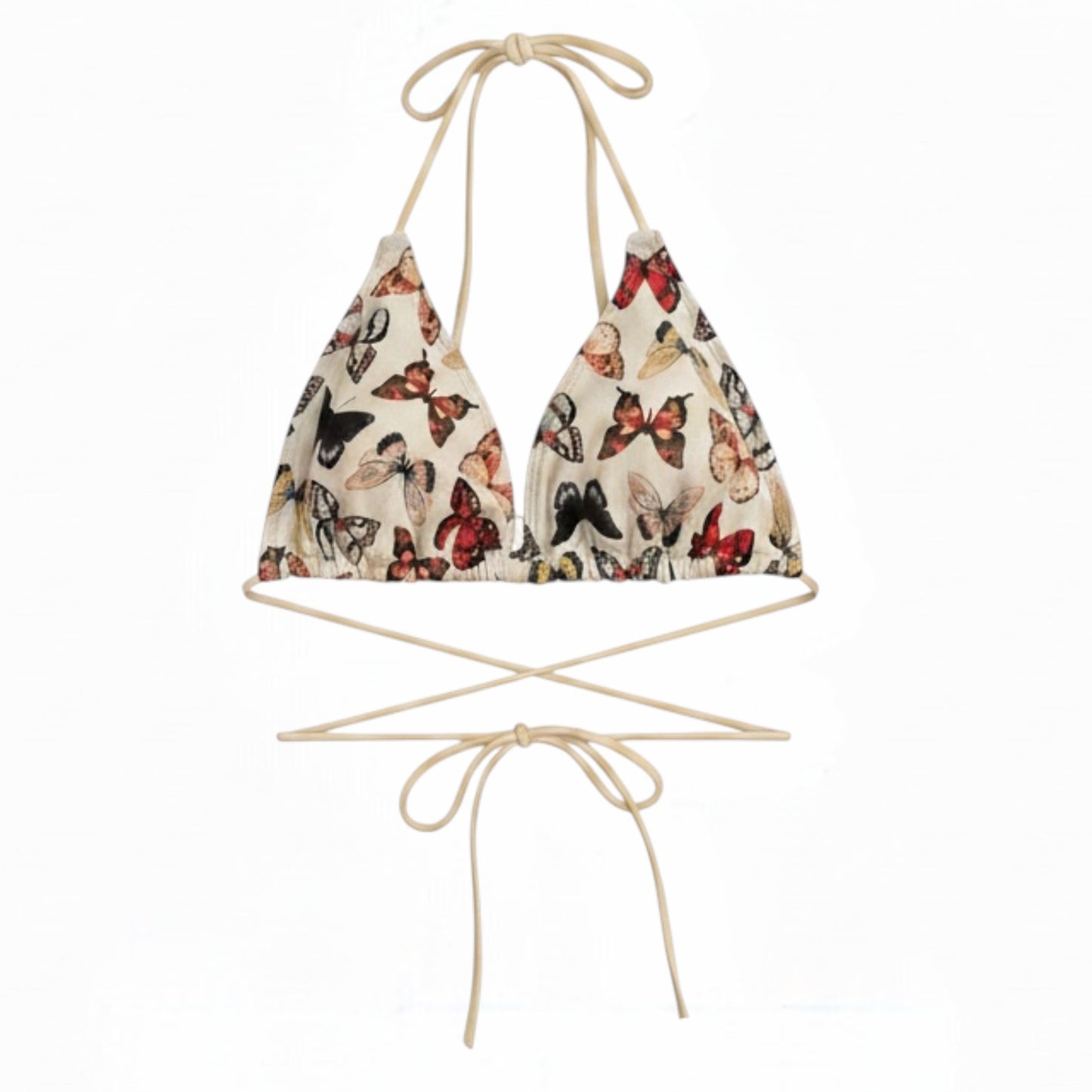 Soninha Convertible Triangle Bikini TOP - Mariposa