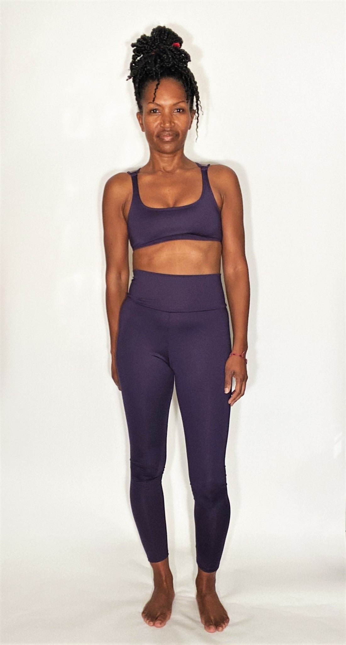 High Waisted Legging in Royal Purple