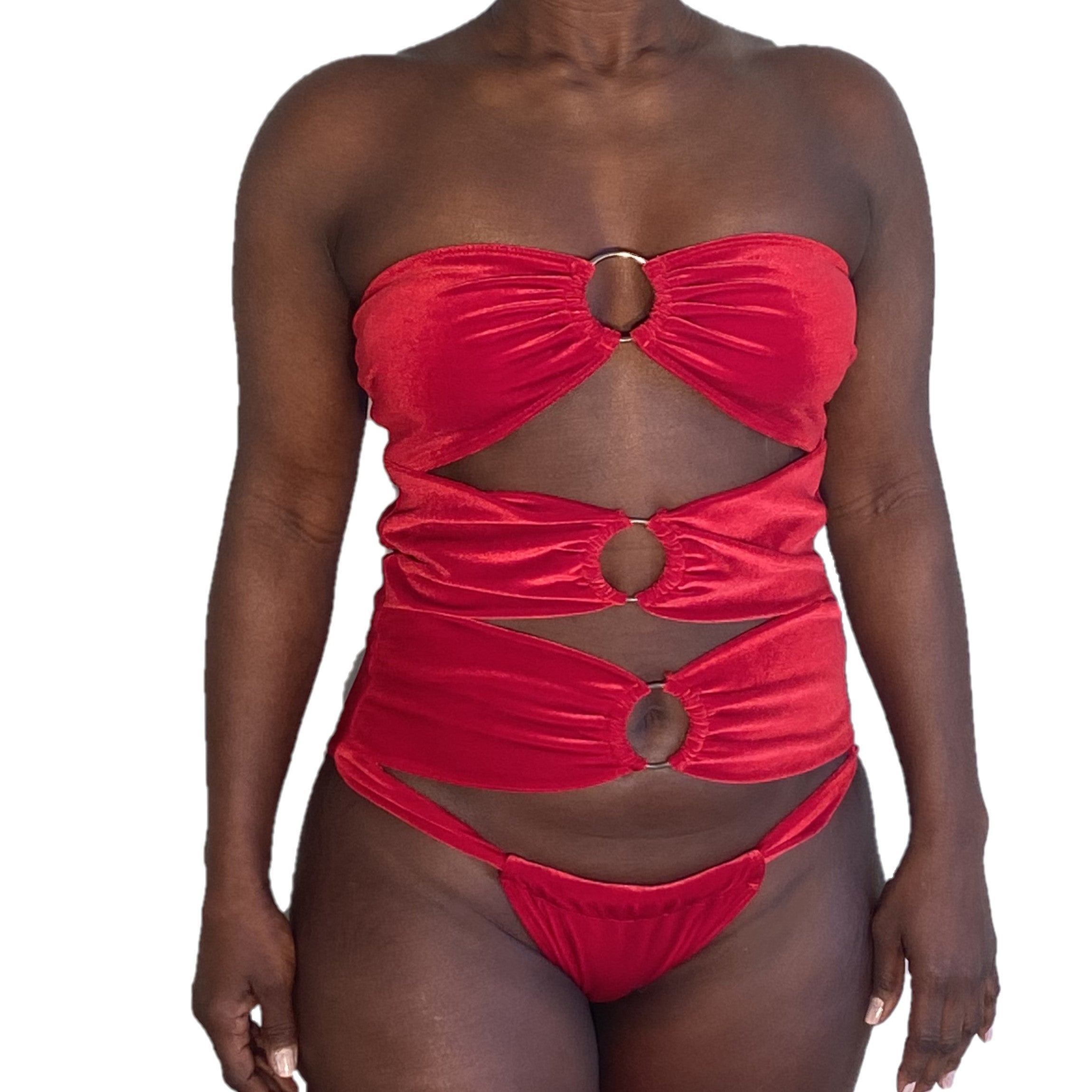 Red velvet hot sale swimwear